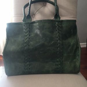 Leather Frye purse! Good condition!!
